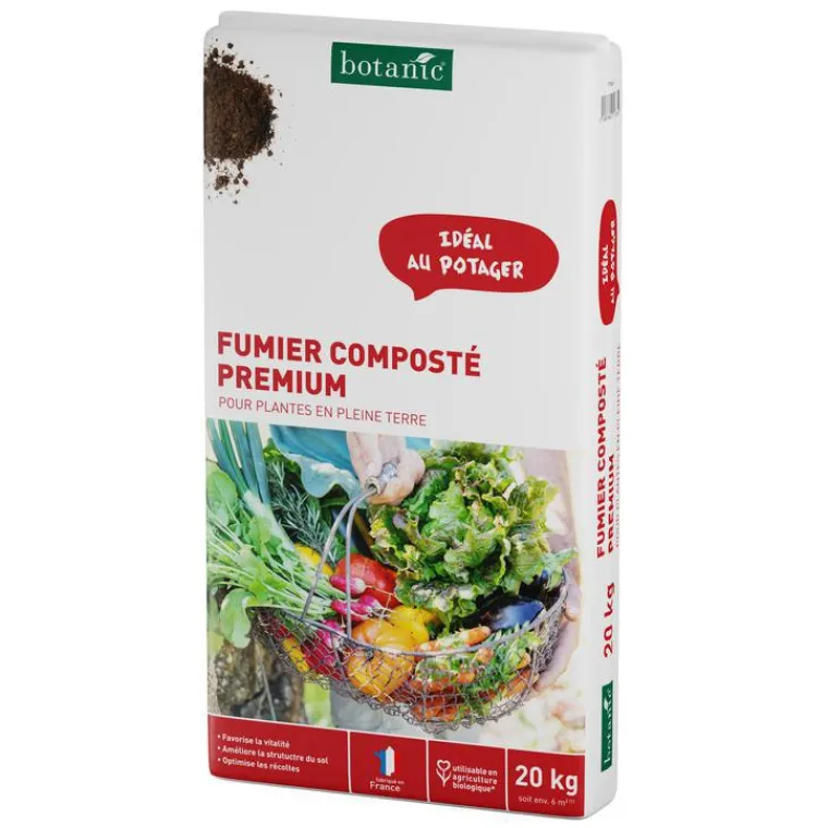 Hot BOTANIC® Fumier potager premium - 20 kg
