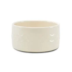 Clearance SCRUFFS Gamelle d'eau pour chien coloris beige clair en grès Icon – 20 x 20 x 10,5 cm