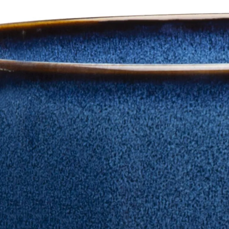 SCRUFFS Gamelle pour chien en grès coloris bleu nuit Reactive Glaze - 19 x 19 x 8 cm