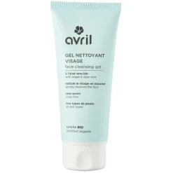AVRIL Gel nettoyant visage à l'aloe vera Certifié Bio - 100 ml
