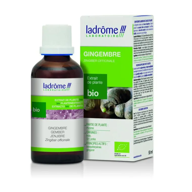Outlet LABORATOIRE LADRÔME Gingembre extrait de plantes fraîches bio Ladrôme - 50 ml