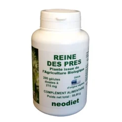 Online NEODIET Gélules de reine des prés bio en boite de 200 unités