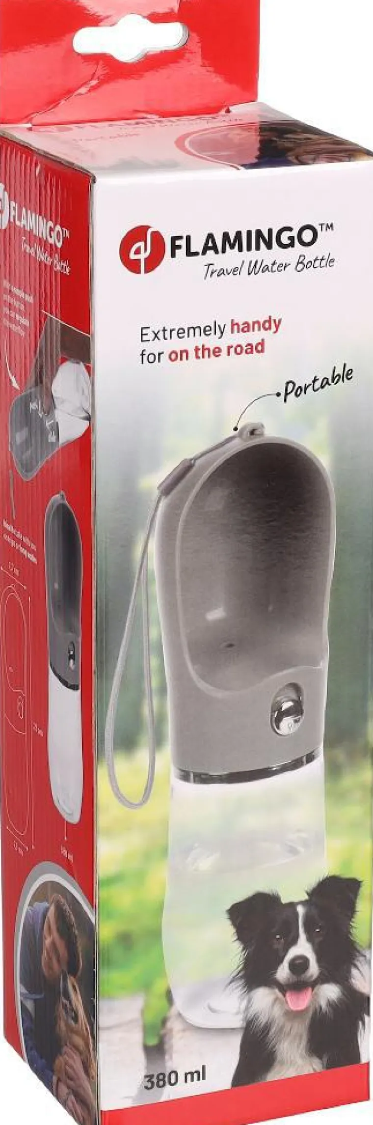 FLAMINGO Gourde archie coloris gris