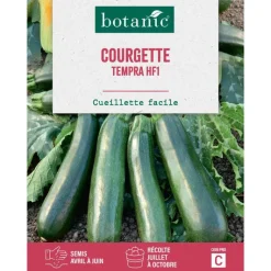 Sale BOTANIC® Graines de courgette tempra HF1 - graines à semer