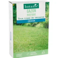 BOTANIC® Graines de gazon à semer rustique pour création - 1 kg