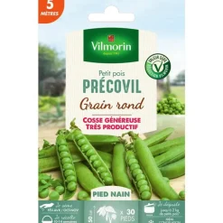 Hot VILMORIN Graines de pois nain Precovil 5 mètres - graines à semer