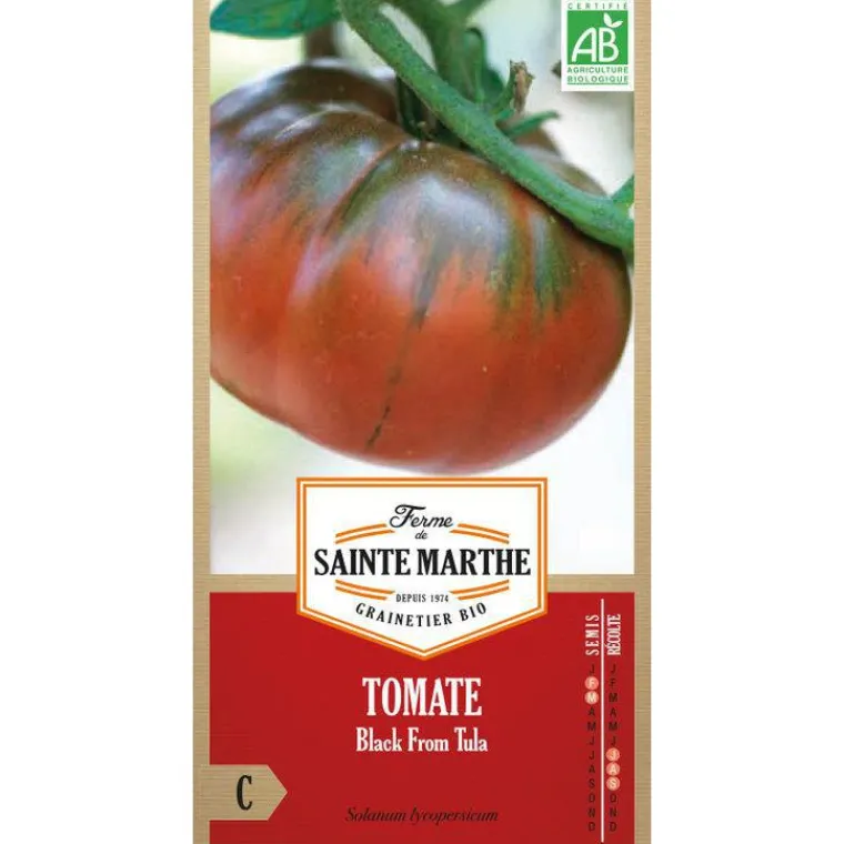 Outlet FERME DE SAINTE MARTHE Graines de tomate black from tula bio - graines à semer