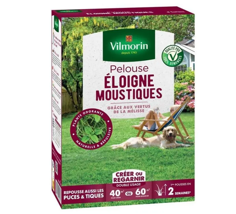 Online VILMORIN Graines pour pelouse éloigne moustiques 1 kg - graines à semer