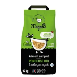 MAGALLI Granulés bio pour poule pondeuse Distrigalli - 12 kg