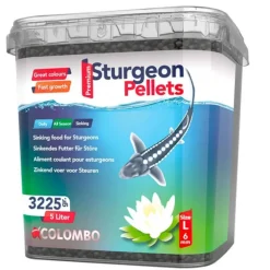 BLUE CORAL Granulés nourriture esturgeons taille L, 9mm, COLOMBO BASSIN - 3225g (5L)