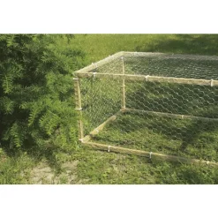 New NORTENE Grillage Galvanex maille hexagonale 1,9 cm Métal galvanisé Gris L5 m x H100 cm