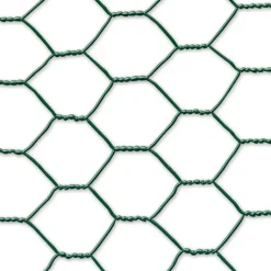Hot NORTENE Grillage Galvanex maille hexagonale 4,1 cm Métal plastifié Vert L10 m x H100 cm