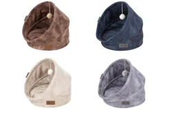 Hot SCRUFFS Grotte pour chat bleu Kensington – Taille 44 x 44 x 48 cm