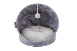 Sale SCRUFFS Grotte pour chat gris Kensington – Taille 44 x 44 x 48 cm