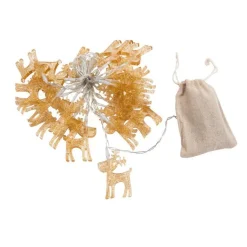 Sale SMART GARDEN Guirlande lumineuse avec rennes beige et 20 LED blanc chaud sur piles - 2,8 m