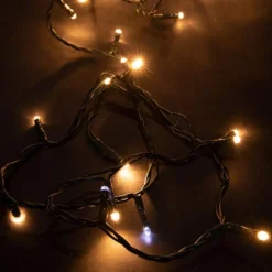 Sale BLACHÈRE ILLUMINATION Guirlande lumineuse LED à lumière fixe blanc chaud sur secteur - 16 m