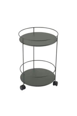 Sale FERMOB Guéridon Guinguette coloris vert en acier - Ø 40 x 61 cm