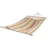 Discount JOBEK Hamac à barre double en coton beige carmina et macramé Komplice - 300 x 125 cm