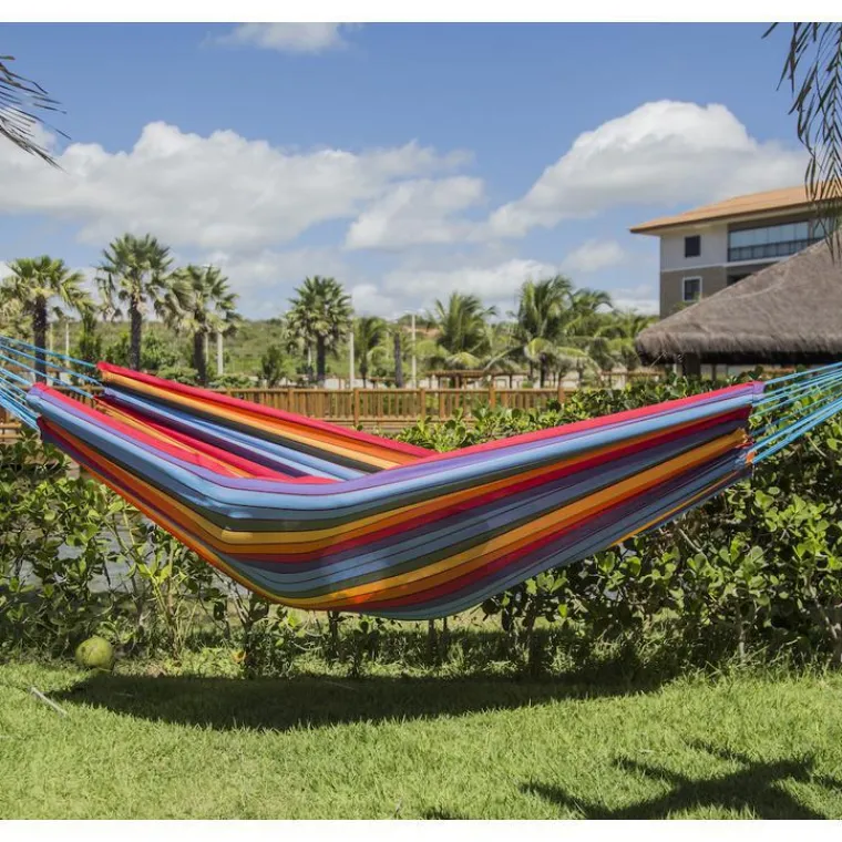 Clearance JOBEK Hamac coloris multicolore en polypropylène Kocon Hamac - 340 x 140 cm