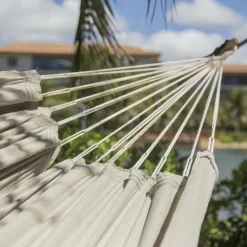 Online JOBEK Hamac coloris taupe en polypropylène Hamac Kocon - 300 x 140 cm