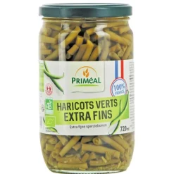 New PRIMÉAL Haricots verts extra fins bio Primeal - 720 ml