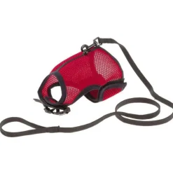 Hot FERPLAST Harnais pour lapin ou chat en filet nylon coloris rouge Jogging – XL