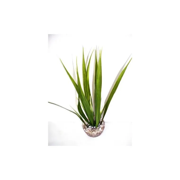 Sale LABEO Herbe verte en plastique petit modèle 16 cm