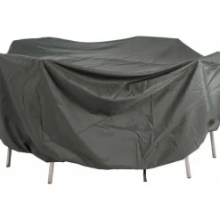 Best STERN Housse pour table et fauteuil coloris gris en polyester - 300 x 220 x 90 cm