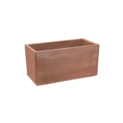 New ANTICOMESTIERE Jardinière Moderne de 26,5 L en terre cuite 50 x 23 x 23 cm