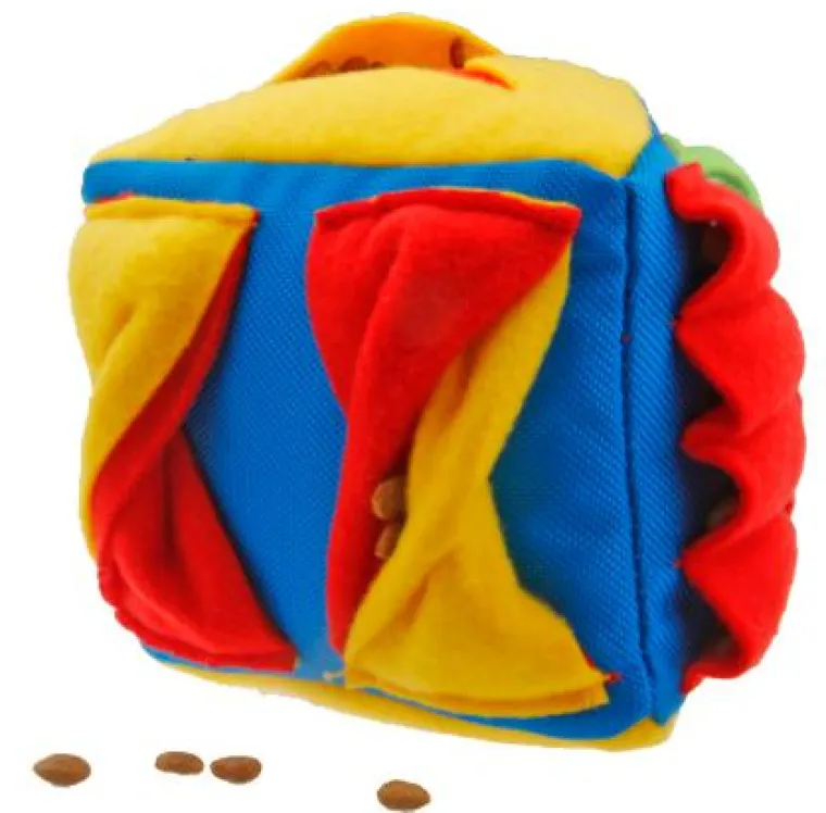 Best WOUAPY Jouet de fouille pour chien coloris multicolore triangle - 15 cm