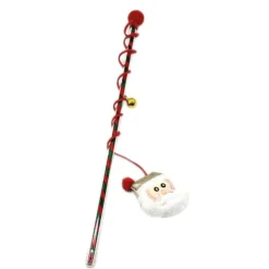 Best BUBIMEX Jouet de Noël pour chat canne à pêche peluche - 40 cm