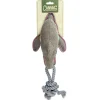 Hot DUVOPLUS Jouet pour chien coloris gris peluche dauphin Canvas - 46 x 14 x 11 cm