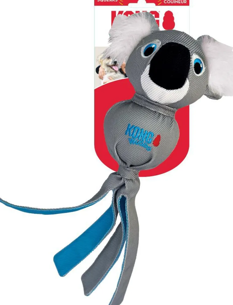Online KONG Jouet pour chien coloris bleu Wubba Zoo Koala - Taille L