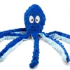 Clearance BUBIMEX Jouet pour chien coloris bleu peluche pieuvre - 45 cm