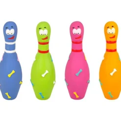 Clearance FLAMINGO Jouet pour chien en latex quille de bowling - 20 cm