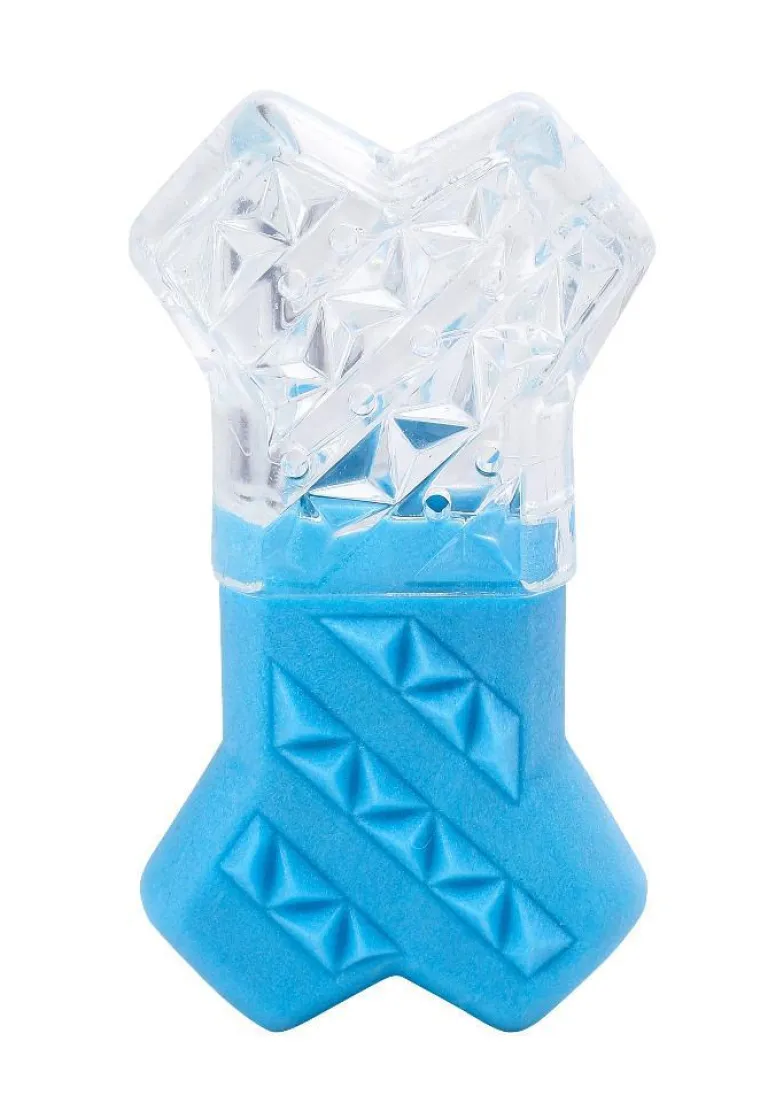 WOUAPY Jouet rafraîchissant pour chien en forme d’os bleu Fresh