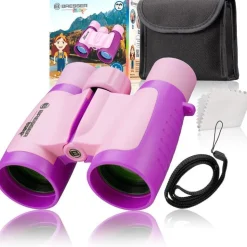 Hot BRESSER Jumelles enfant 3x30 roses - 10,5 x 4 x 9 cm