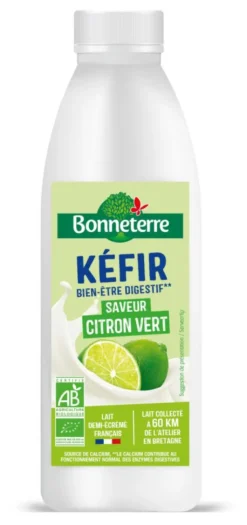 Sale BONNETERRE Kéfir saveur citron vert bio - 500 ml