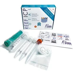 Outlet BLUE CORAL Kit d'analyse d'eau de laboratoire, lot de 3, FAUNA MARIN, modèle Reef ICP TEST - Total