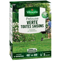 Best VILMORIN Kit pour pelouse verte toute l'année pour 40 à 60 m² - 1 kg