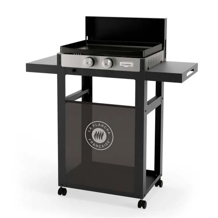 Sale LE MARQUIER La Plancha Française gaz 250 duo noire 92 x 47 x 105 cm