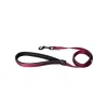 MARTIN SELLIER Laisse chien nylon 16 mm / 100 cm bordeaux soie