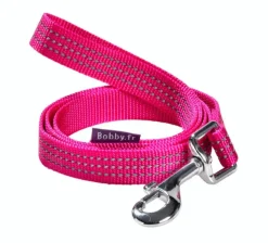Online BOBBY Laisse pour chien en nylon tressé coloris fuchsia Safe - Taille S/M