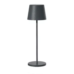 Outlet LUMISKY Lampe de table touch sans fil en aluminium noir Kelly Black - Ø 10 x H 38 cm