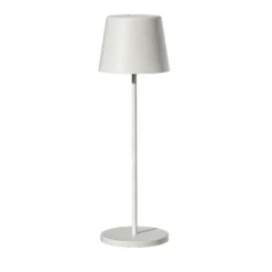 Outlet LUMISKY Lampe de table touch sans fil en aluminium blanc Kelly White - Ø 10 x H 38 cm