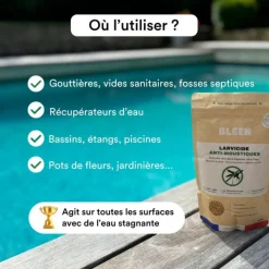 Outlet BLEEN Larvicides anti-moustiques efficace en 48h - 200m²
