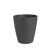 Clearance POETIC Le pot citoyen botanic® coloris gris anthracite format 7 L - Ø 23,7 x H 25,8 cm