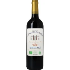Hot CHÂTEAU CAJUS Les Hauts de Cajus Bordeaux AOC rouge bio - 75 cl