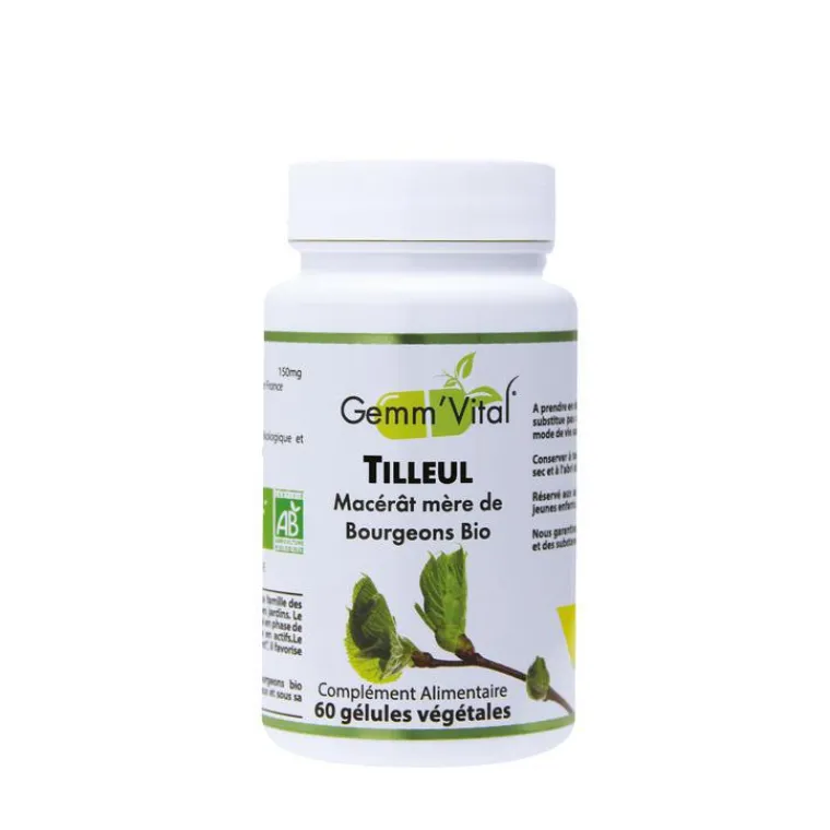 VIT'ALL+ L’extrait de bourgeon de tilleul bio en boite de 60 gélules