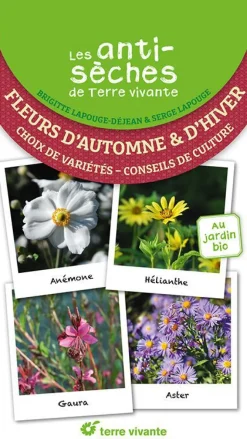 Hot ÉDITIONS TERRE VIVANTE Livre "Les antisèches : fleurs d'Automne et d'hiver"